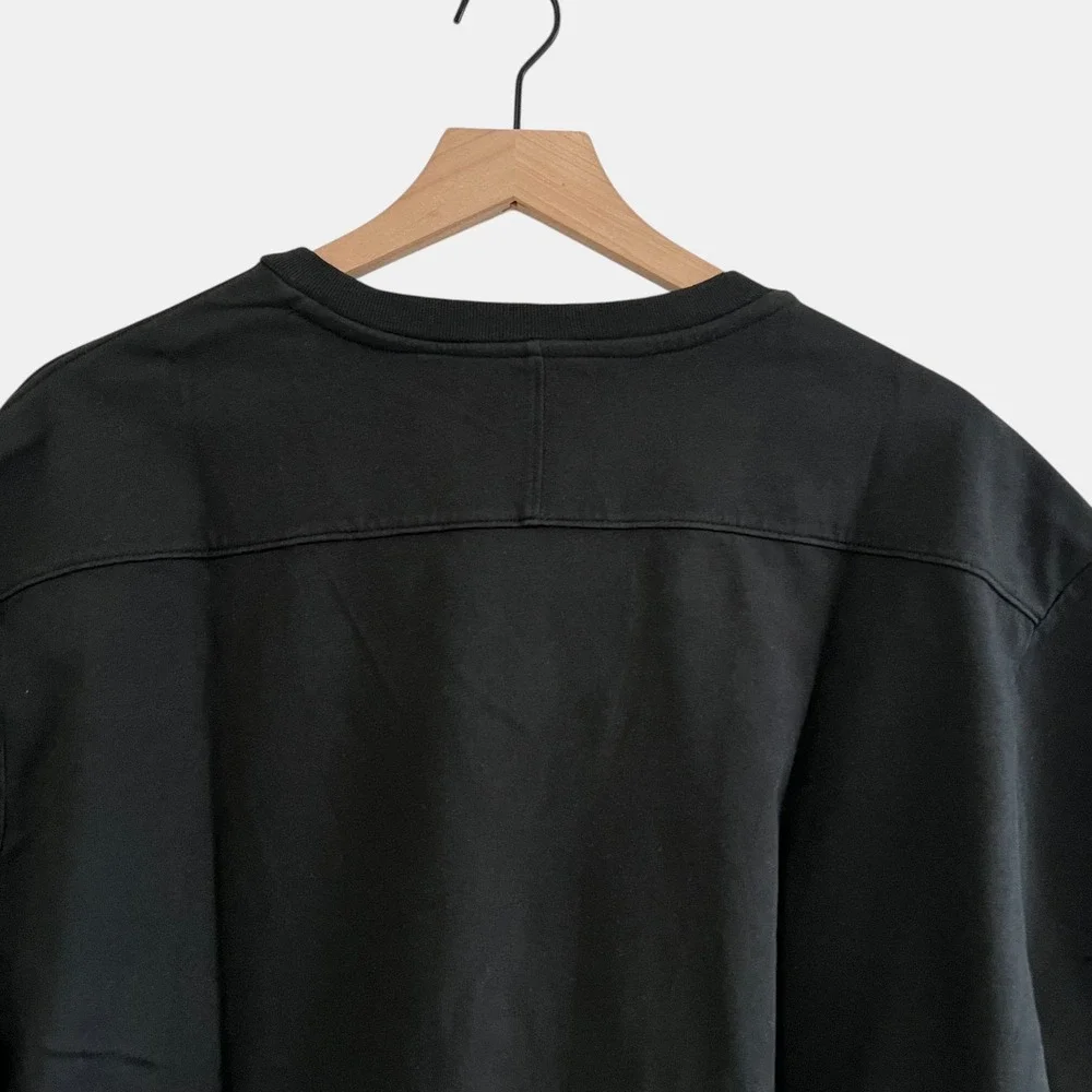 Banana Republic Men's Heavyweight Cotton Black VNeck TShirt XXL NWT Quiet Luxury